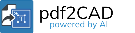 pdf2CAD Logo
